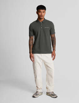 Lyle & Scott Geborduurde Poloshirt Grijs