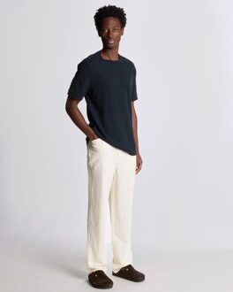 Lyle & Scott Gepaneerd T-shirt - Donker Marineblauw