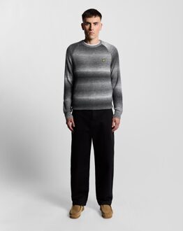 Lyle & Scott geribbelde ombre-effecttrui - veelkleurig