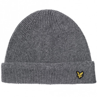 Lyle & Scott Geribbelde Ribbeltop in Grijs