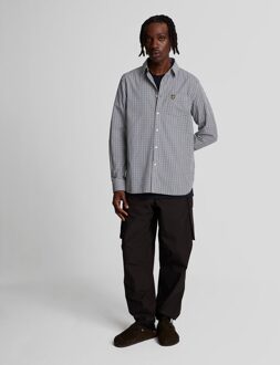 Lyle & Scott Geruit Gingham Overhemd Wit