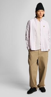 Lyle & Scott Gestreepte Oxford Overhemd - Roze
