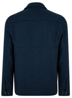 Lyle & Scott getextureerd modderig blauw jack - 2XL