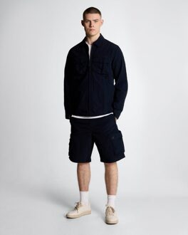 Lyle & Scott Geventileerde Overhemd - Donker Mnavy Donker Marine