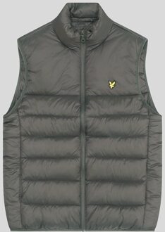 Lyle & Scott Gevoerde Gilet - Olijf