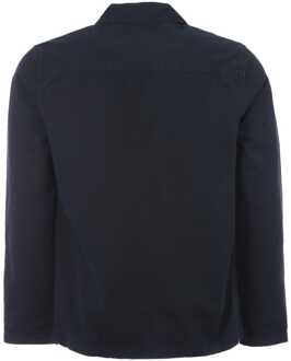 Lyle & Scott gewassen, marineblauw overshirtjack - XS