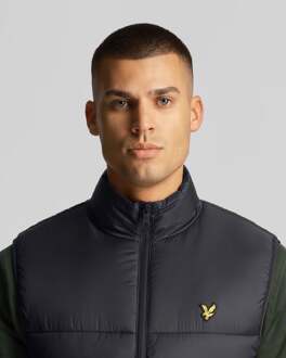Lyle & Scott Gewatteerd Gilet Jack Lyle & Scott , Black , Heren - M,S