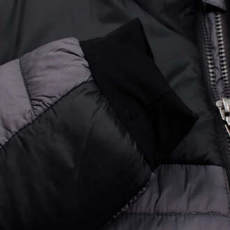 Lyle & Scott gewatteerd grijs jack met rugstretch