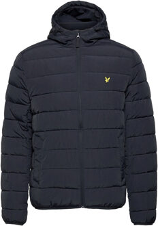 Lyle & Scott Gewatteerd jack met capuchon en steekzakken Donkerblauw - XL