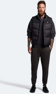 Lyle & Scott gewatteerde bodywarmer in zwart - L