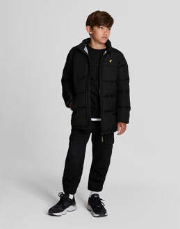 Lyle & Scott gewatteerde gewatteerde jas voor jongens - zwart - maat