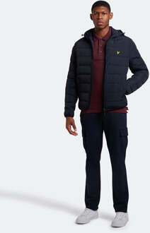 Lyle & Scott Gewoon poloshirt in Bourgondië - maat XL Bourgogne