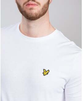 Lyle & Scott Gewoon T-shirt met lange mouwen in Wit