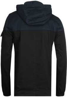 Lyle & Scott gitzwart jack met contrasterend juk - maat S