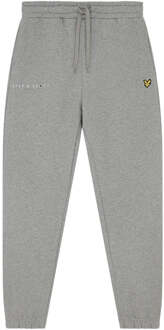 Lyle & Scott gitzwarte joggingbroek met gecoordineerde print Grijs - L
