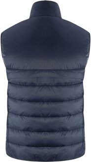 Lyle & Scott Golden Eagle Logo Navy Blue Wadded Gilet - XS