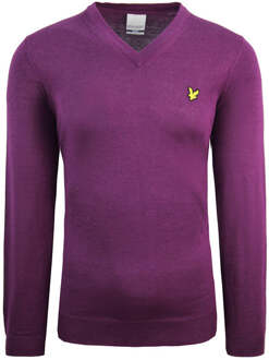 Lyle & Scott Golf Heren Paarse Trui - maat S