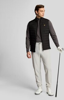 Lyle & Scott Golf Hybride Gewatteerde Gilet - Zwart
