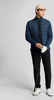 Lyle & Scott Golf Hybride Gewatteerde Ritsjas - Blauw