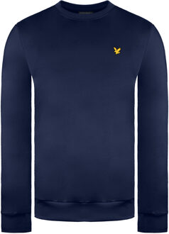Lyle & Scott Golf Tech tussenlaag met lange mouwen en ronde hals voor heren ML1259G - maat Blauw