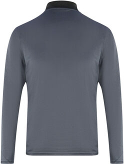 Lyle & Scott Golf Venteech Long Sleeve Dark Grey Polo Shirt Grijs