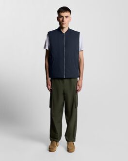 Lyle & Scott Golf Waterbestendig Geïsoleerd Gilet - Marineblauw Navy