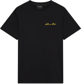 Lyle & Scott Grafisch Ski T-Shirt Lyle & Scott , Black , Heren - Xl,L,M,S,Xs