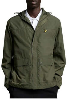 Lyle & Scott groene jas met capuchon en zak - maat XS