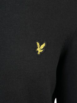 Lyle & Scott Half Zip Pullover Zwart - XXL