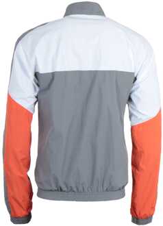 Lyle & Scott halfgrijs gemêleerd trainingsjack met meerdere panelen en ritssluiting