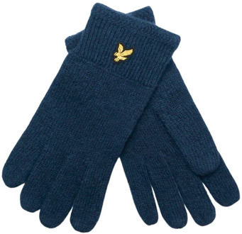 Lyle & Scott Handschoen- LS Racked RIB Gloves Lyle & Scott , Blue , Heren - ONE Size