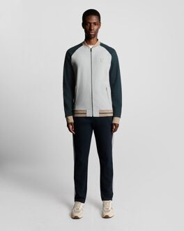 Lyle & Scott Heavyweight Contrast Raglan Bomber - Zwart