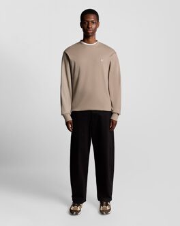 Lyle & Scott Heavyweight Crew Neck Sweatshirt - Beige