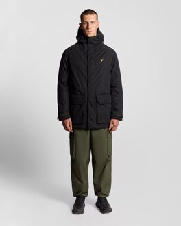 Lyle & Scott Heavyweight Hooded Parka - Zwart