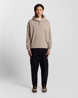 Lyle & Scott Heavyweight Hoodie - Beige - maat M