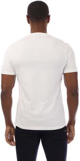 Lyle & Scott Heren 1874 grafisch T-shirt (Wit) - maat S