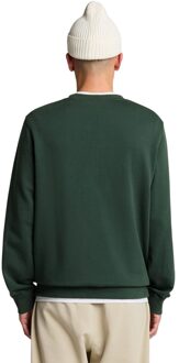 Lyle & Scott Heren A Guide To Scotland Grafisch Sweatshirt (Teal) Groenblauw