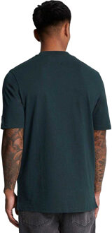 Lyle & Scott Heren A Guide To Scotland Grafisch T-shirt (Marine) - maat M Navy