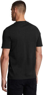 Lyle & Scott Heren Anatomy Of Type Grafisch T-shirt (Zwart) - maat