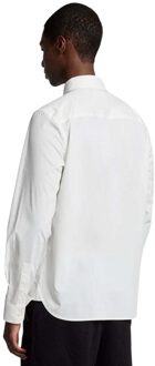 Lyle & Scott Heren Bamboe Shirt Met Lange Mouwen (Wit) - XL