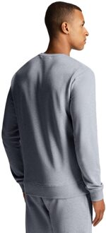 Lyle & Scott Heren Co-Ordinate Print Sweatshirt met ronde hals (Grijs) - maat S