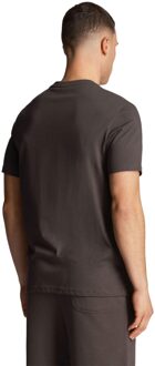 Lyle & Scott Heren Contrast Pocket T-shirt (Grijs/Zwart)