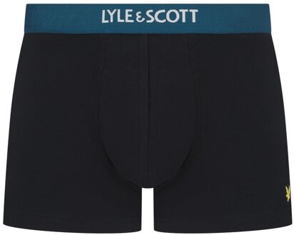 Lyle & Scott Heren Devon Boxershorts (Set van 3) (Zwart) - maat M