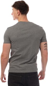 Lyle & Scott Heren Effen Crew Hals T-shirt (Donkergrijs) - maat