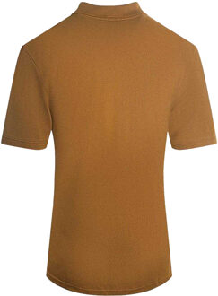 Lyle & Scott Heren Effen Logo Polo Shirt (Brons)