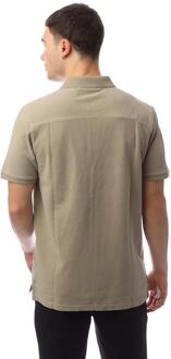 Lyle & Scott Heren Effen Natuurlijk Geverfd Poloshirt (Beige)