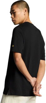 Lyle & Scott Heren Established 1874 Grafisch T-shirt (Zwart) - M