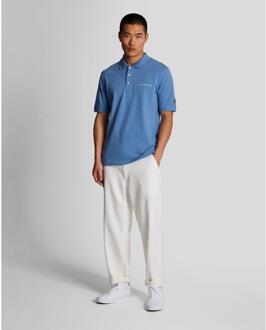 Lyle & Scott Heren Geborduurd Poloshirt (Lichtblauw) - M