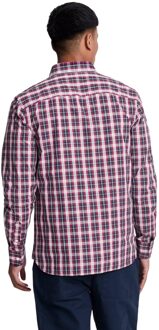 Lyle & Scott Heren Geruit Overhemd (Marine) Navy