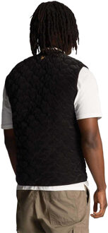 Lyle & Scott Heren Gewatteerd Gilet (Zwart)